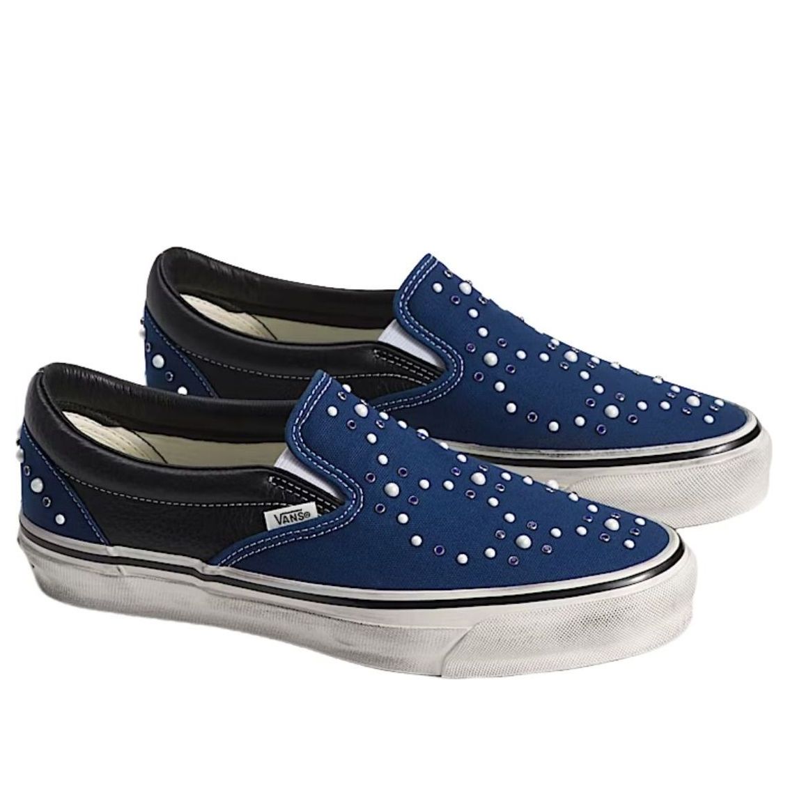 Vans Premium Classic Slip-On Pearlized 'Indigo Blue Black' VN000D9PIND