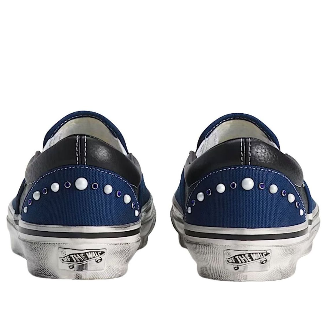 Vans Premium Classic Slip-On Pearlized 'Indigo Blue Black' VN000D9PIND