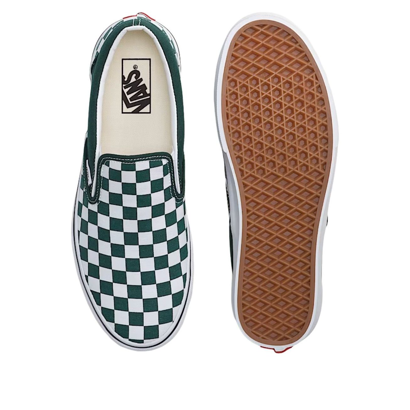 Vans Classic Slip On Checkerboard 'Emerald Green' VN000EACEME