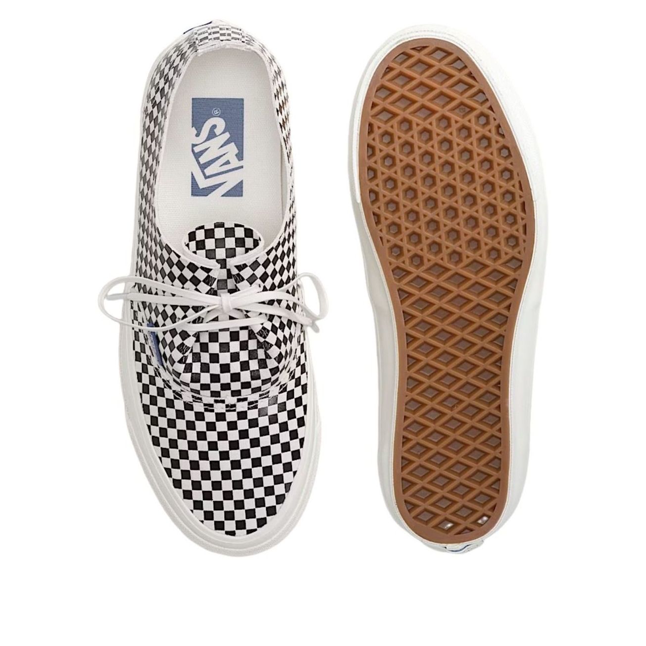 Vans Premium Authentic Checkerboard 'Black White' VN000ECPBA2