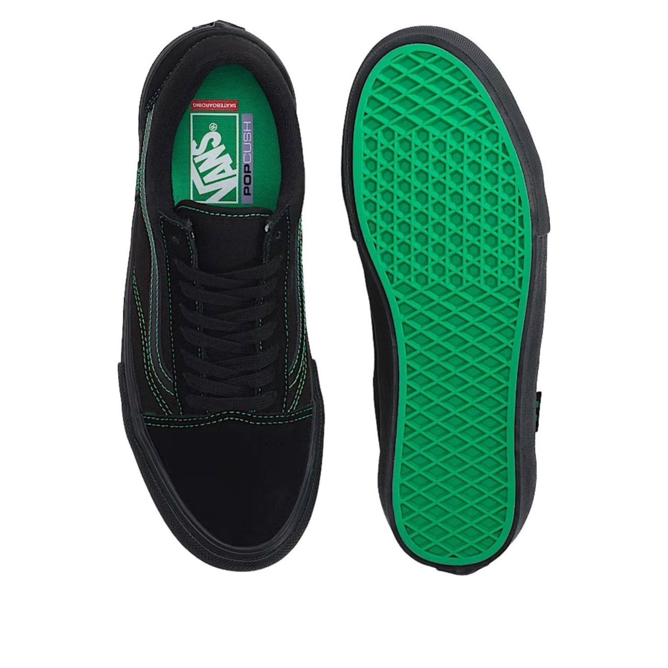 Vans Skate Old Skool 'Black Green' VN000EDNGWH