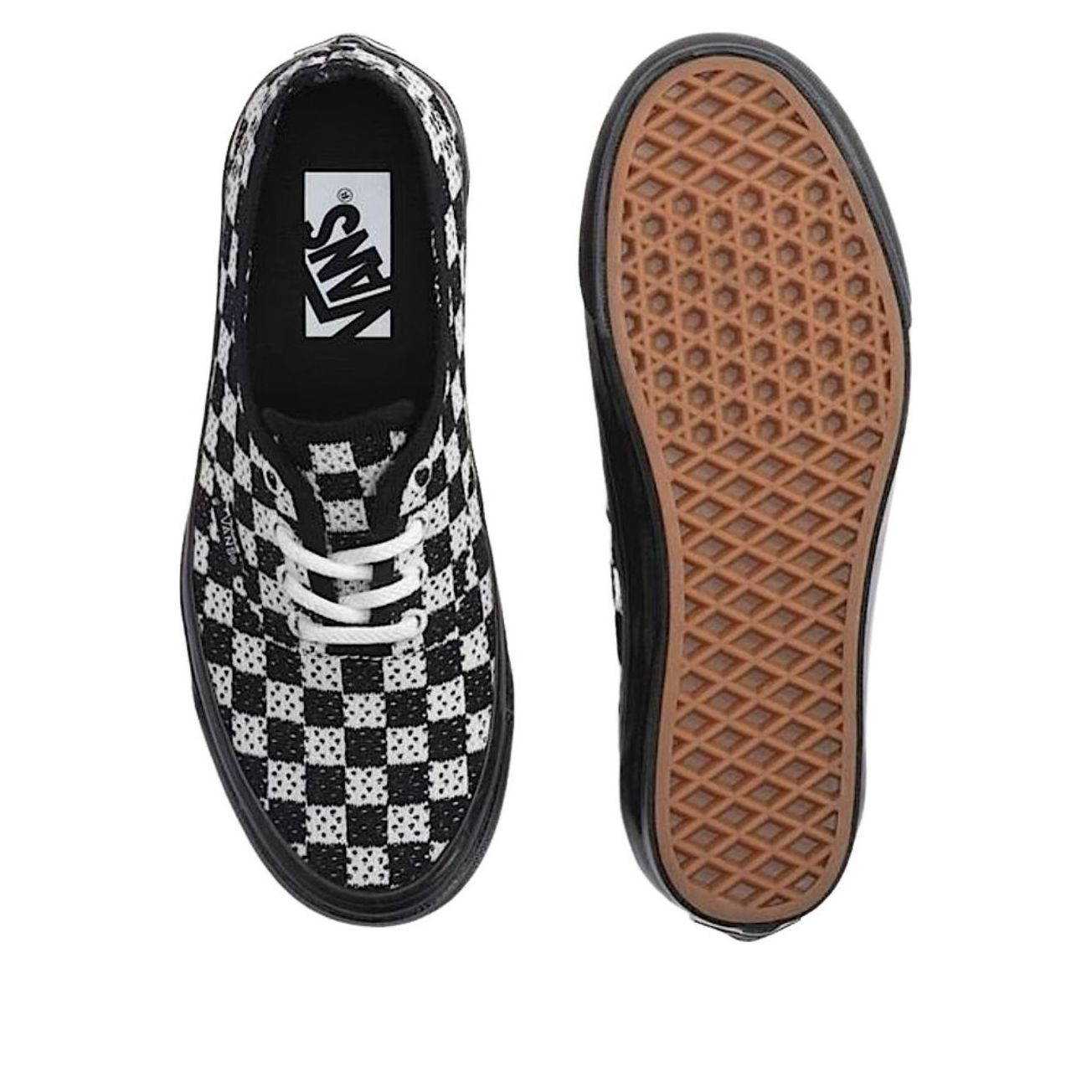 Vans Premium Authentic Checkerboard 'Black Marshmallow White' VN000EJC1KP