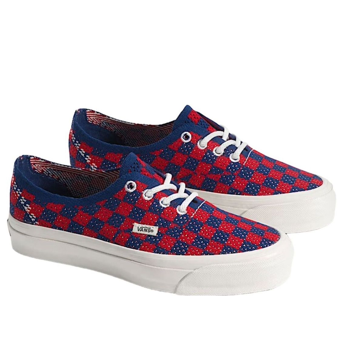 Vans Premium Authentic Checkerboard 'Red Blue' VN000EJCRDB