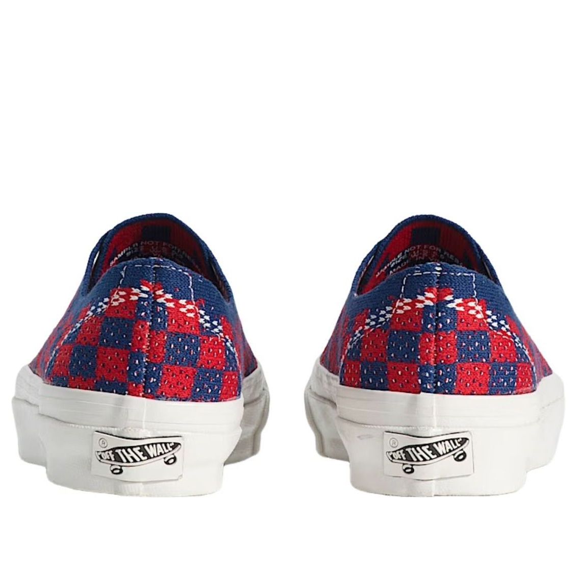 Vans Premium Authentic Checkerboard 'Red Blue' VN000EJCRDB