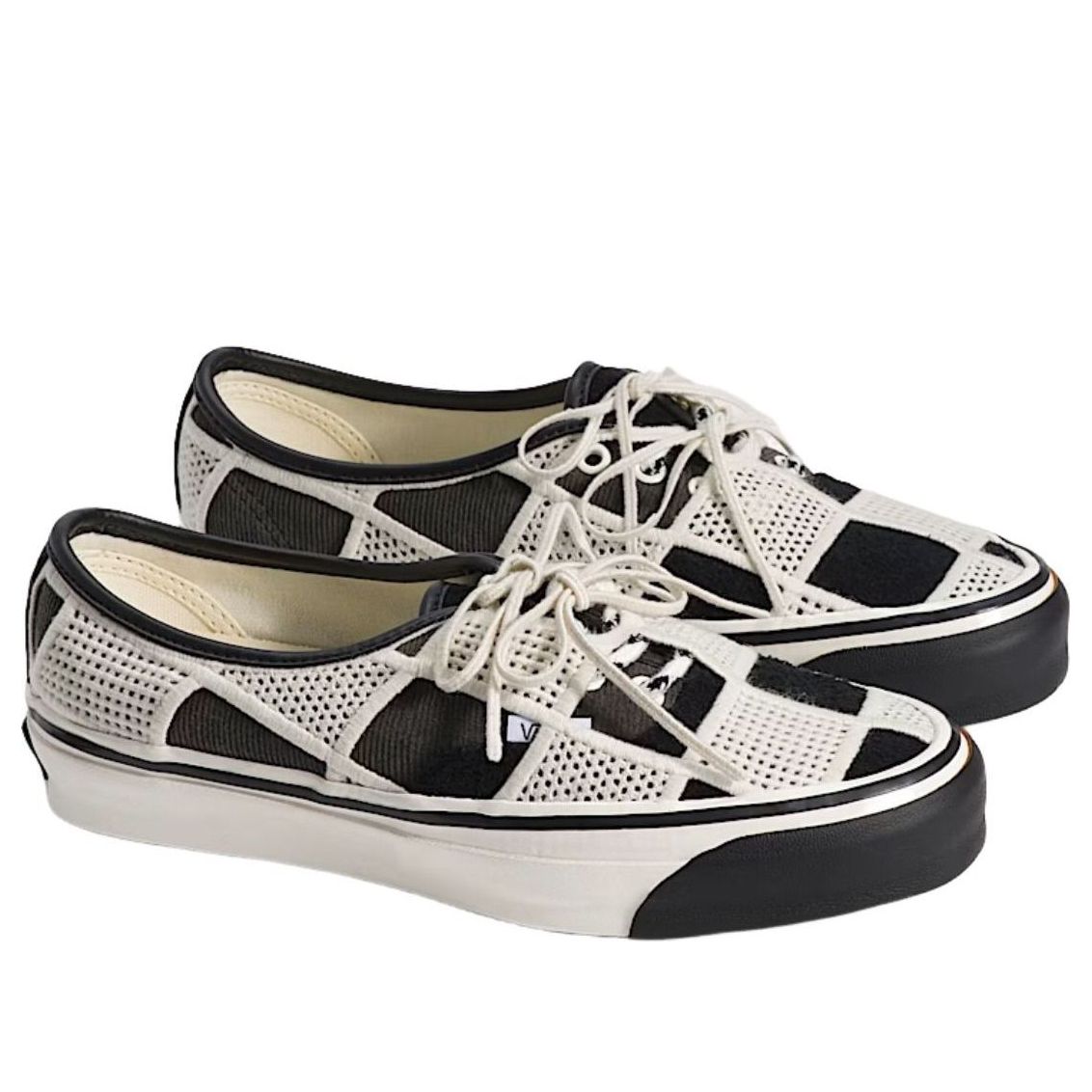 Vans Premium Authentic Checkerboard 'Black Egret White' VN000Y0RFDB