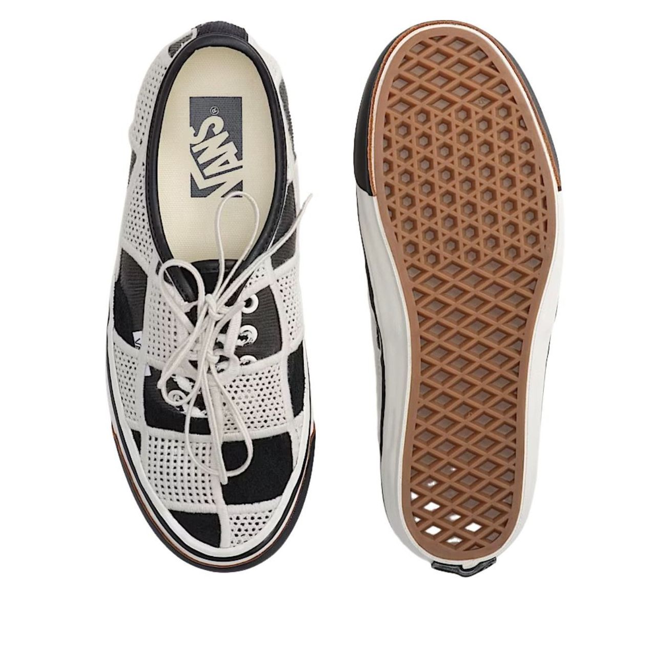 Vans Premium Authentic Checkerboard 'Black Egret White' VN000Y0RFDB