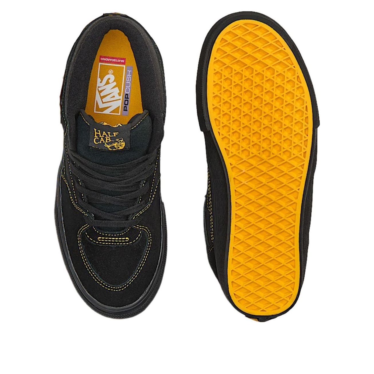 Vans Skate Half Cab 'Black Mustard Yellow' VN0A5FCDBLN