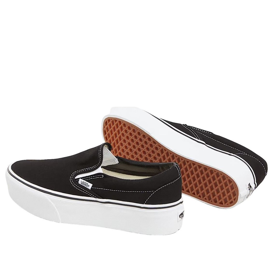 Vans Classic Slip-On Stackform 'Black White' VN0A7Q5RBMX