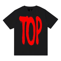 VLONE X NBA Youngboy Top T-Shirt 'Black Red' VNNBAYBTOPBLK