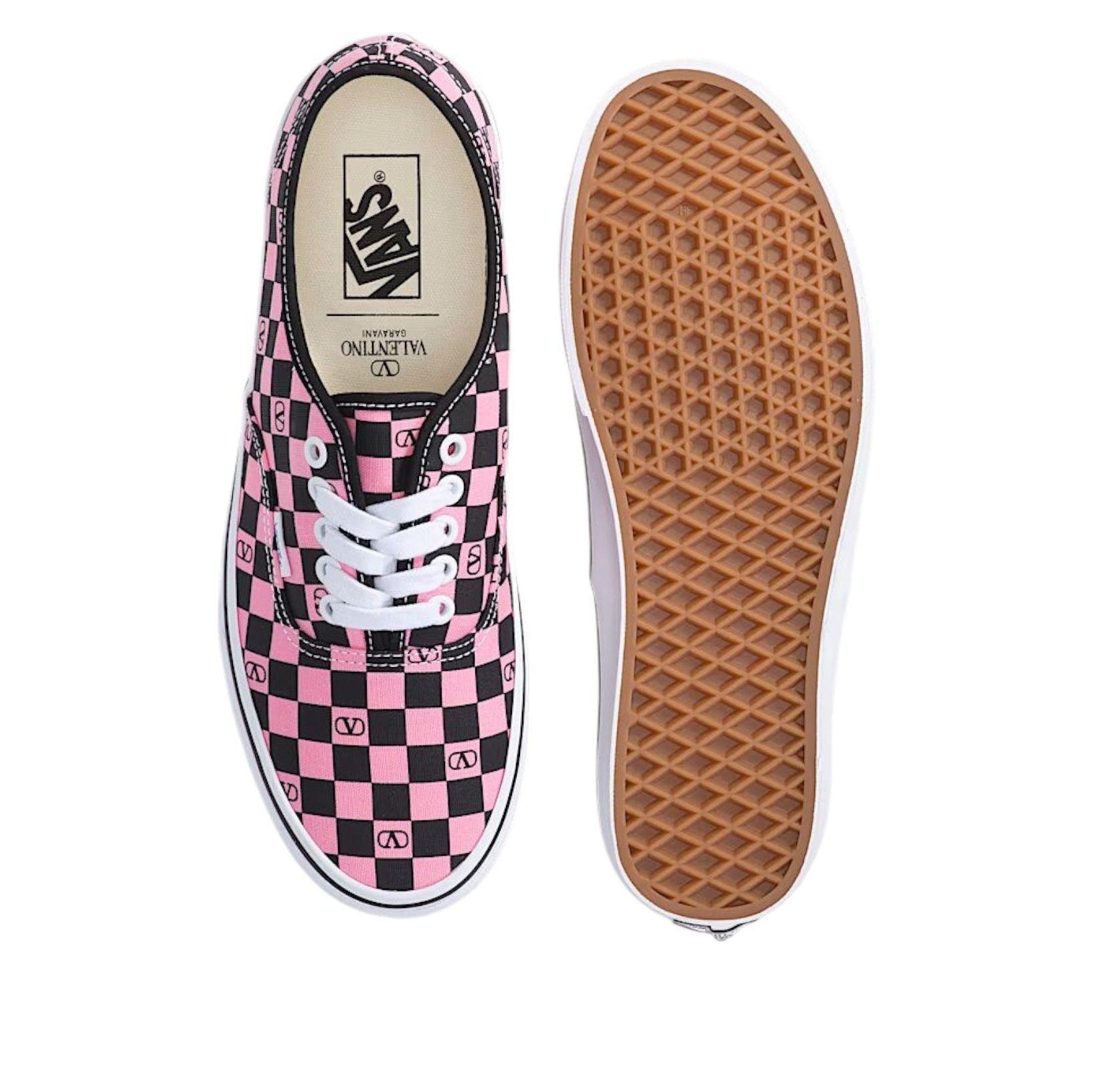 Vans x Valentino Authentic Garavani 'Checkerboard Pink' VN000Z9A6X7