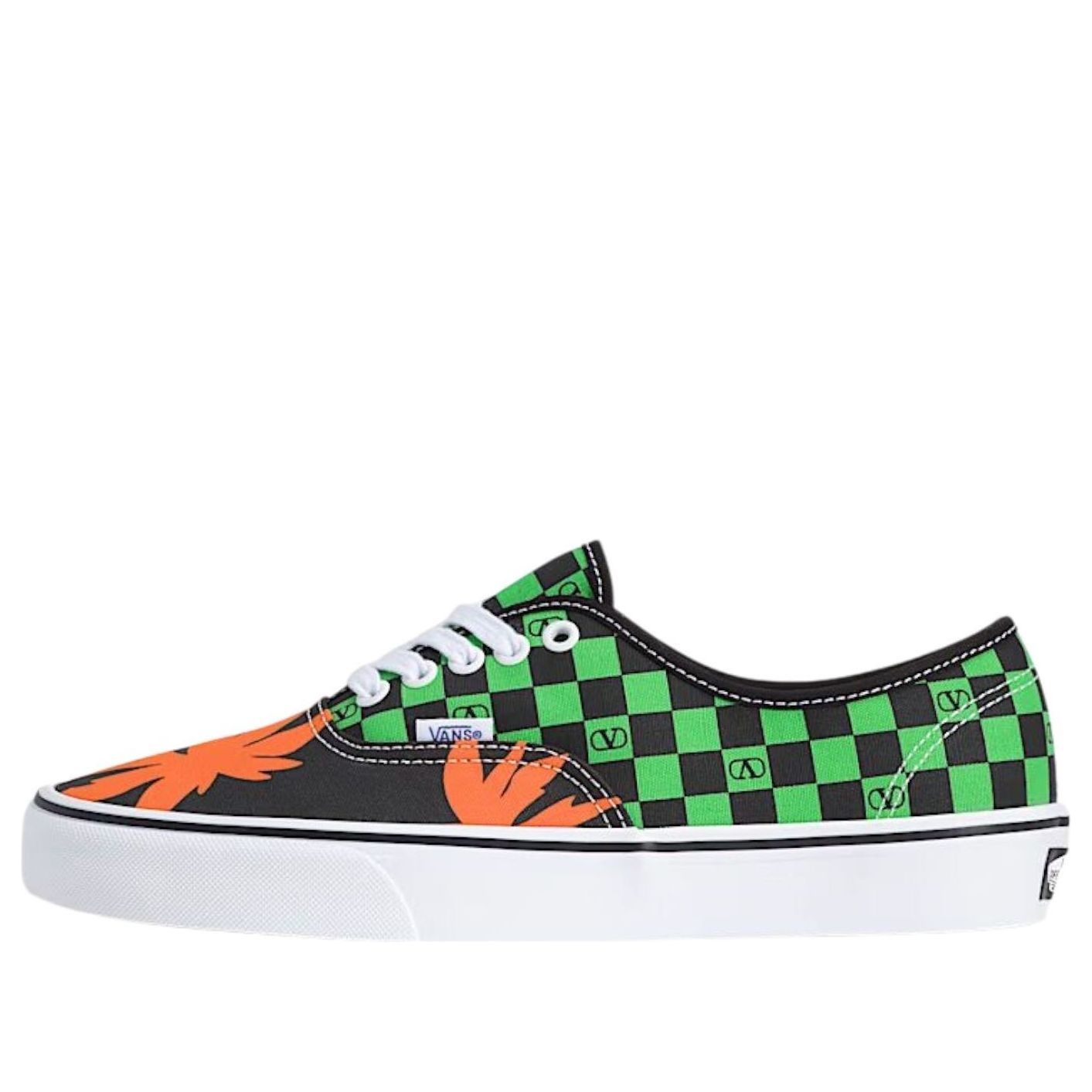 Vans x Valentino Garavani Authentic 'Checkerboard Tropical Leaves' VN000Z9AN5B
