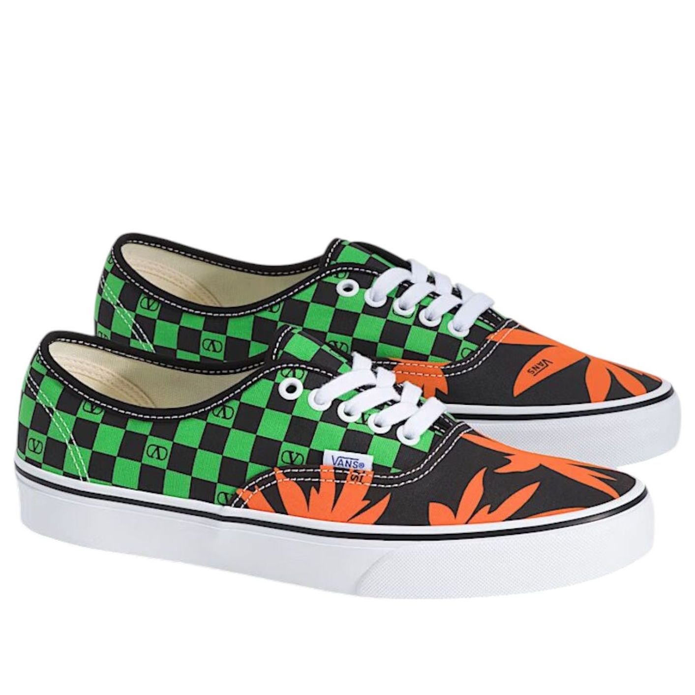 Vans x Valentino Garavani Authentic 'Checkerboard Tropical Leaves' VN000Z9AN5B