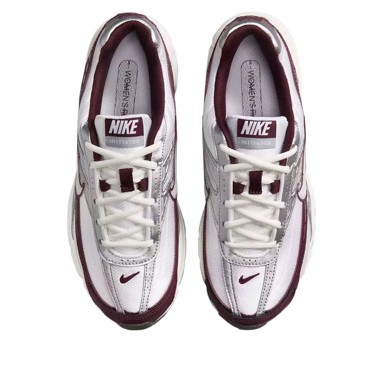 (WMNS) Nike Initiator 'White Burgundy Silver' FQ6873-111