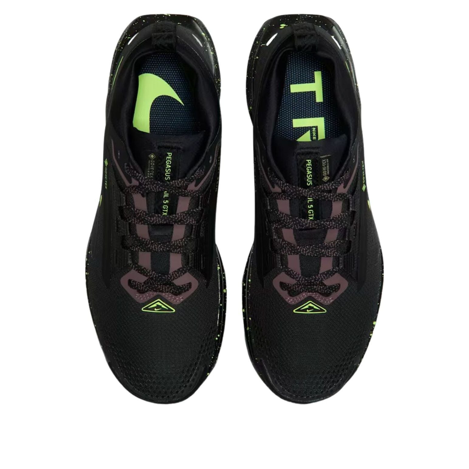 (WMNS) Nike React Pegasus Trail 5 Gore-Tex 'Black Phantom Volt Ice' FQ0912-009