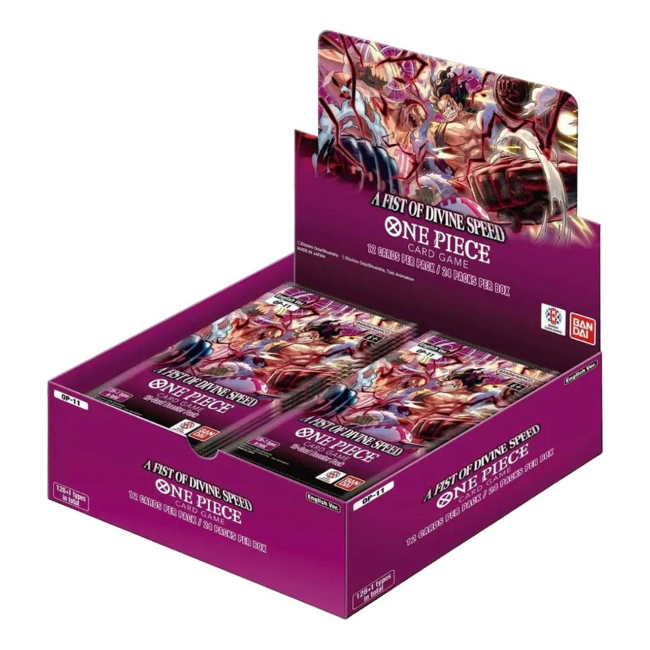 One Piece Card Eng. A Fist of Divine Speed Booster Box Case 810059789470