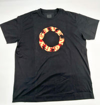 Givenchy Black Circle Pattern Oversized T-Shirt