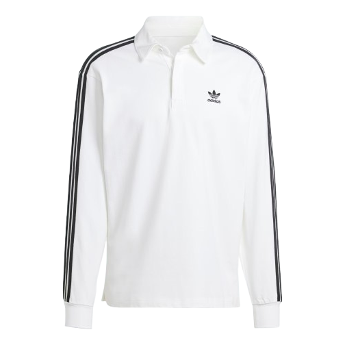 adidas Adicolor Rugby Polo Shirt Asia Sizing 'White' IZ2459