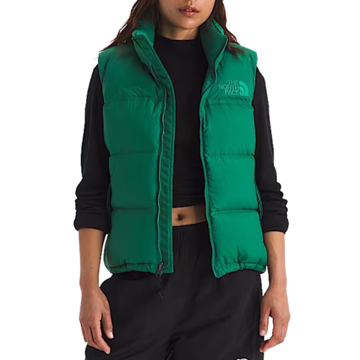 (WMNS) WMNS The North Face 1996 Retro Nuptse DTM Vest 'Evergreen' NF0A8FG2NL1