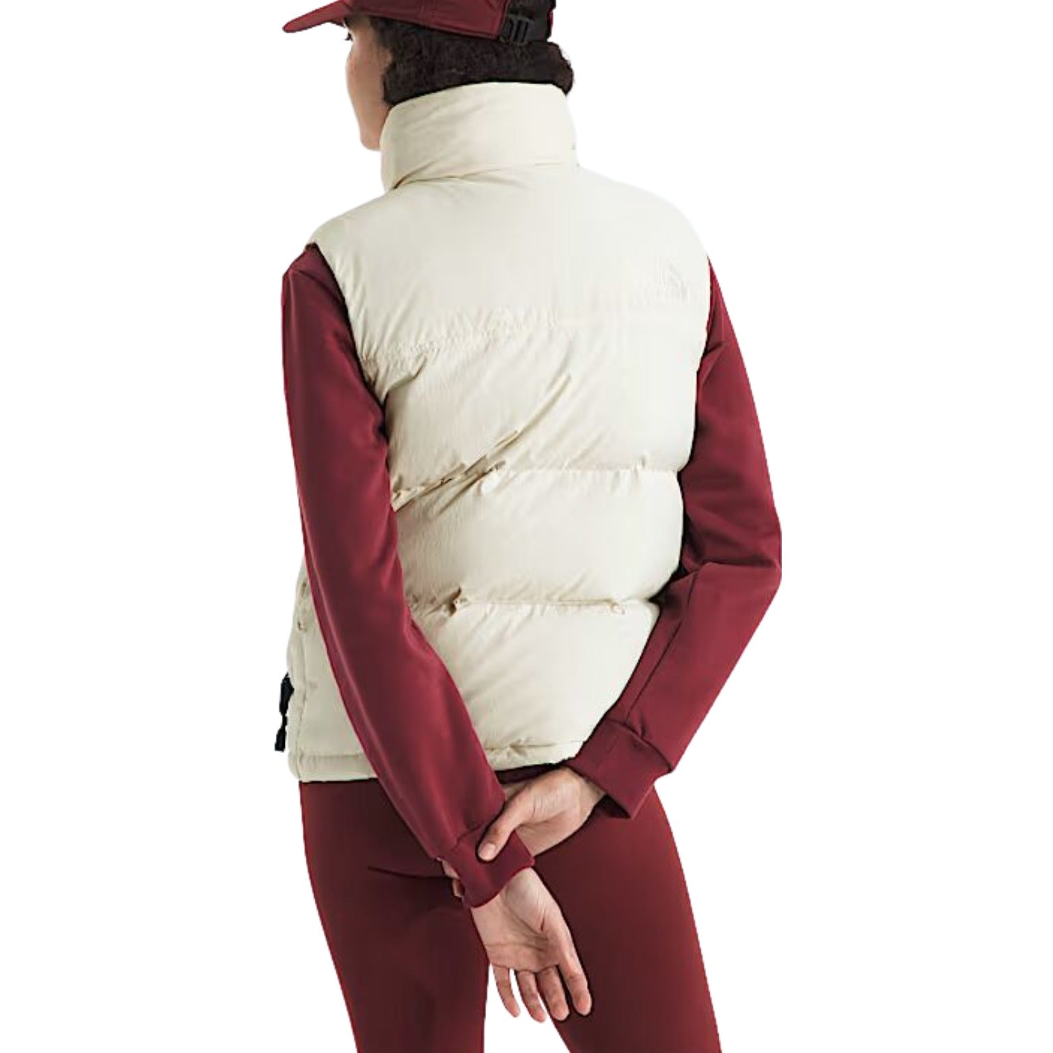 (WMNS) WMNS The North Face 1996 Retro Nuptse DTM Vest 'White Dune' NF0A8FG2QLI