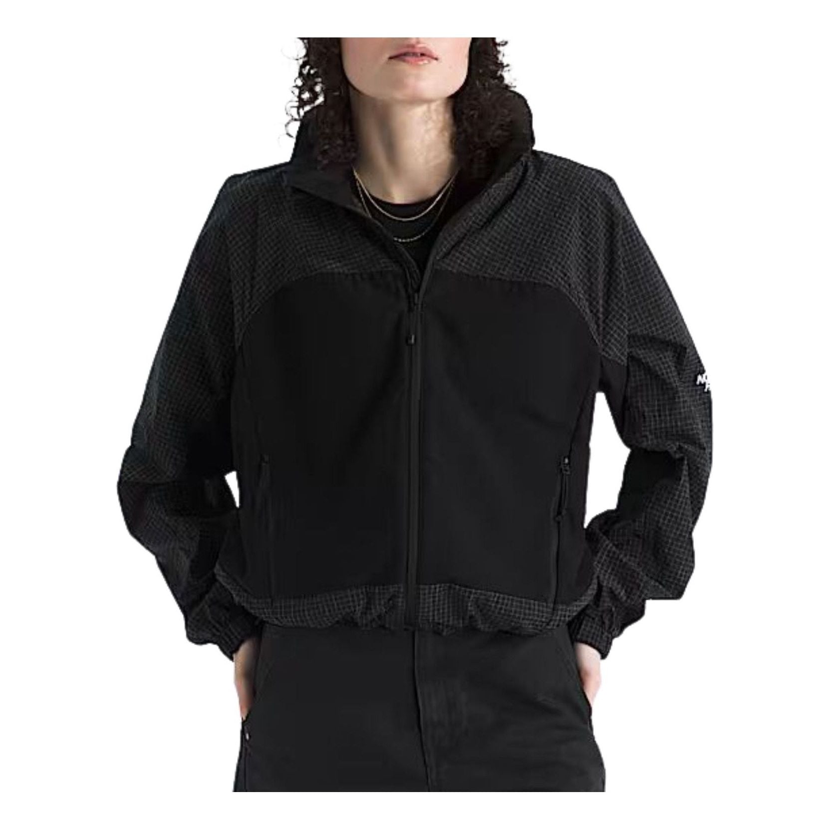 (WMNS) The North Face HKe Utility Wind Jacket 'TNF Black' NF0A8D3WJK3