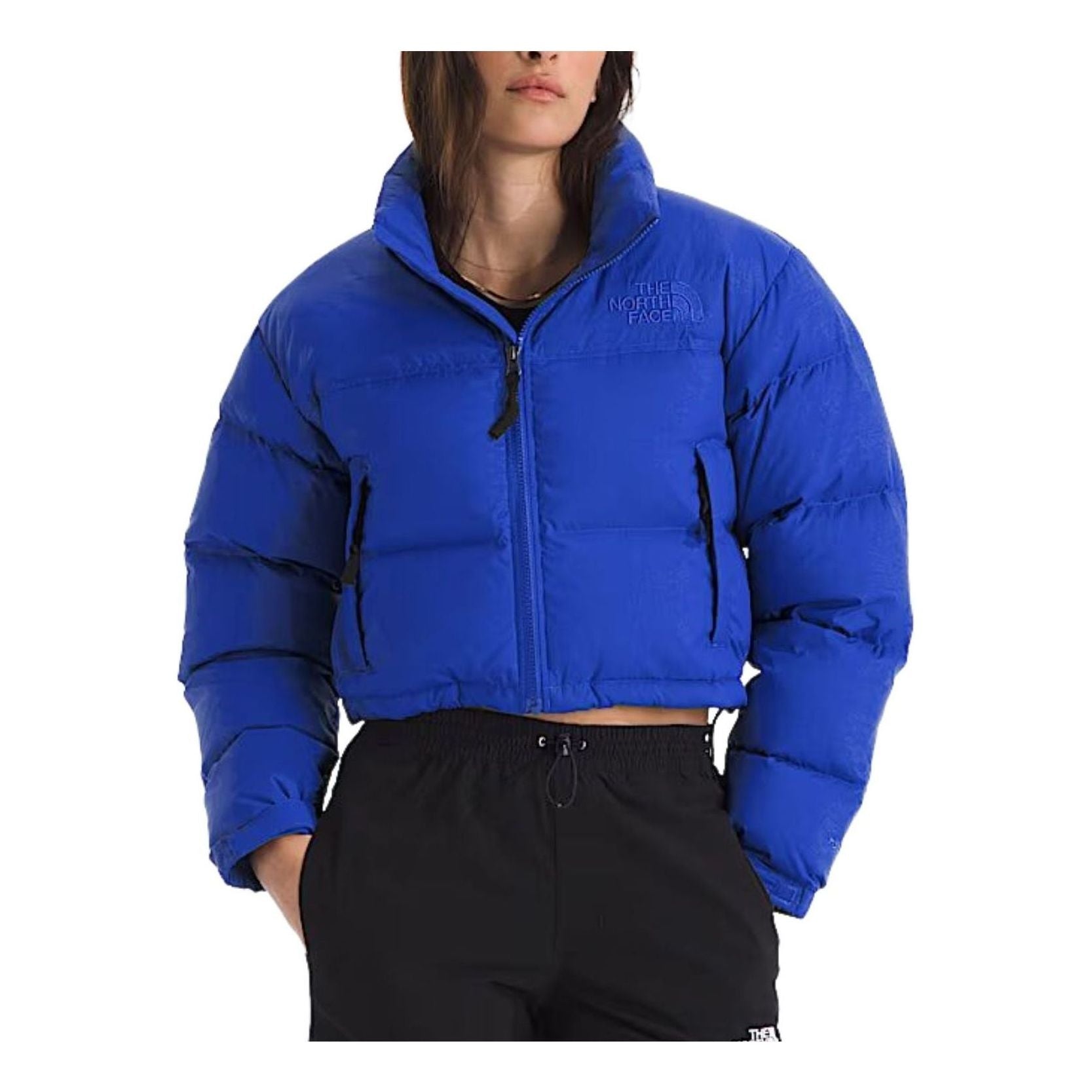 (WMNS) WMNS The North Face Nuptse Short DTM Jacket 'TNF Blue' NF0A8EFECZ6