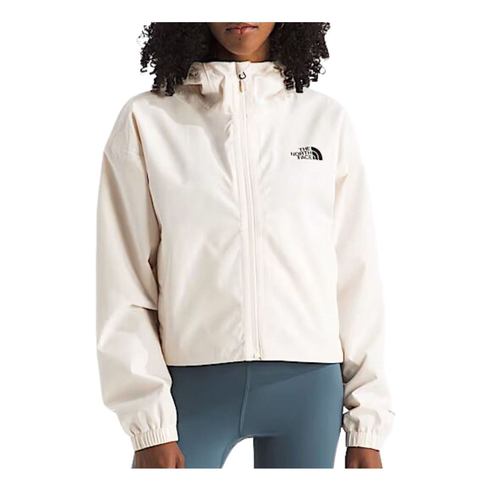 (WMNS) THE NORTH FACE Quest Cropped Rain Jacket 'White Dune' NF0A8G13QLI