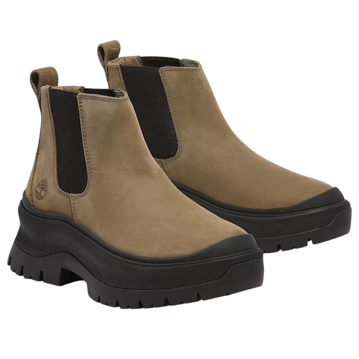 (WMNS) Timberland Roxie Lane Chelsea Boot 'Olive Nubuck' TB0A28XMEO8