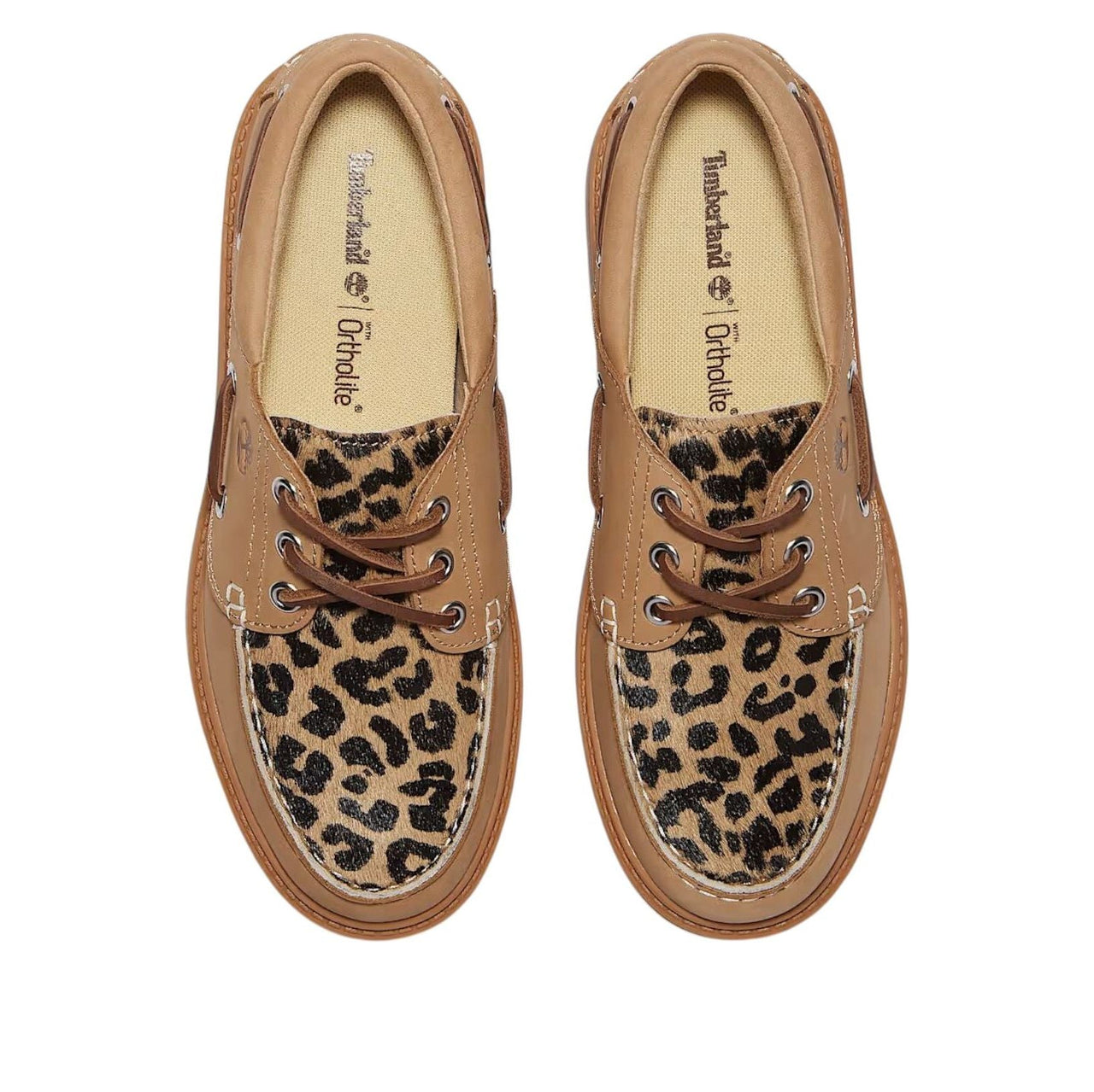 (WMNS) Timberland Stone Street Platform Boat 'Leopard Print' TB0A2GVFEN3