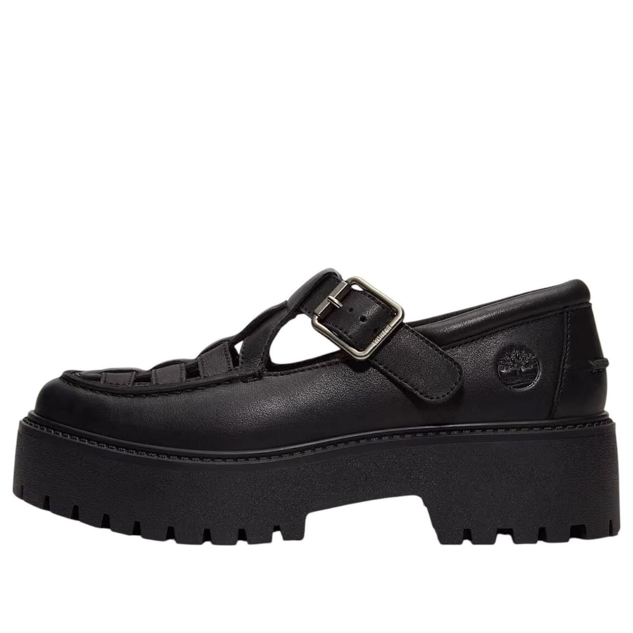(WMNS) Timberland Stone Street Platform 'Black Full-Grain' TB0A4188W02