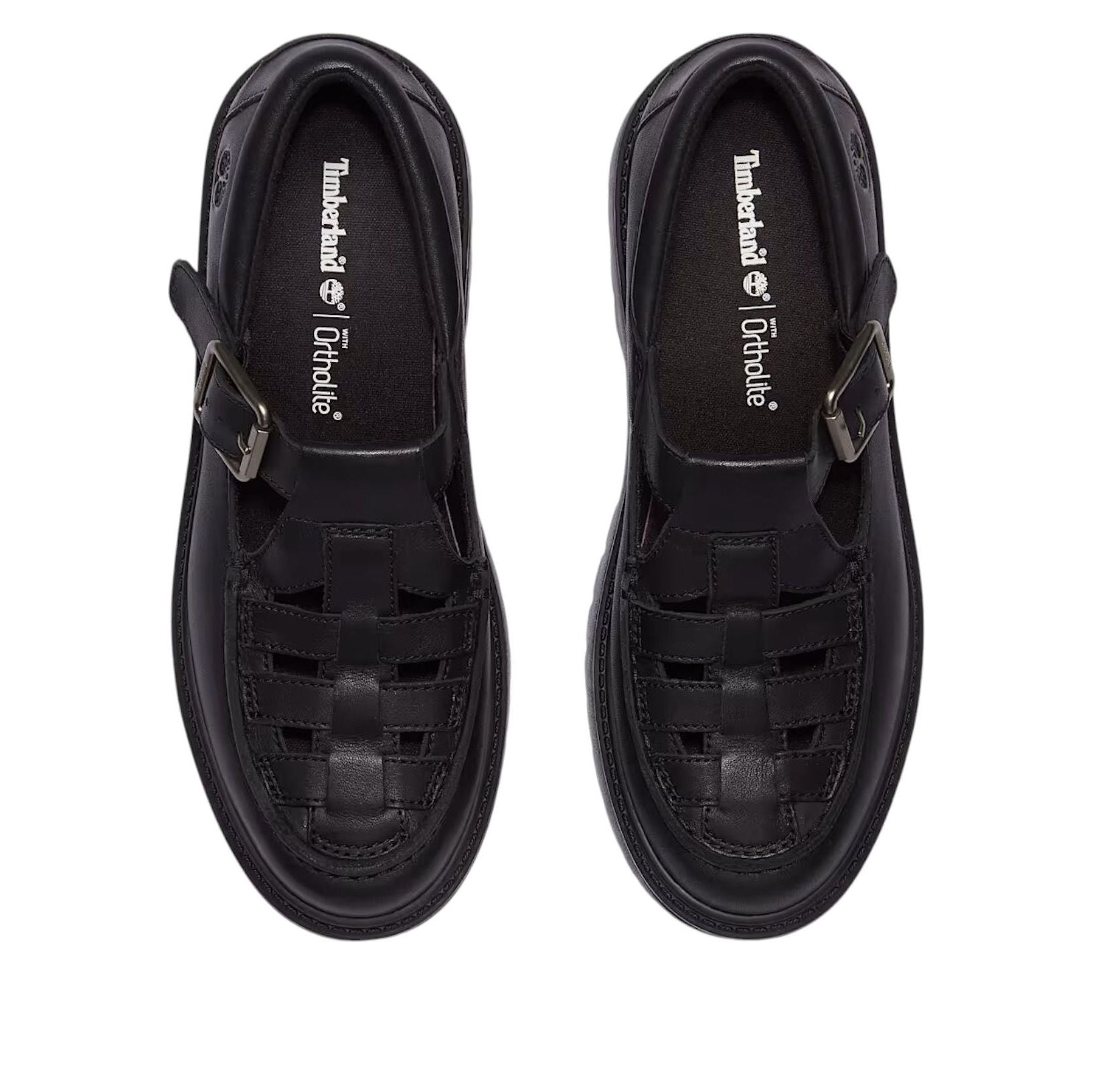 (WMNS) Timberland Stone Street Platform 'Black Full-Grain' TB0A4188W02
