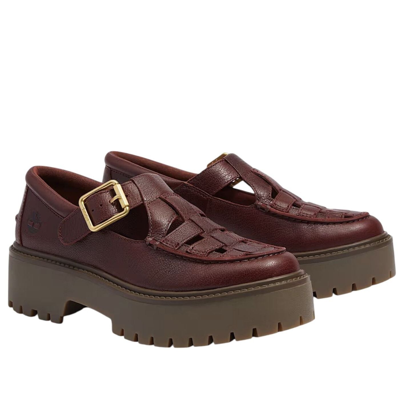 (WMNS) Timberland Stone Street Platform 'Burgundy Full-Grain' TB0A4188EIW