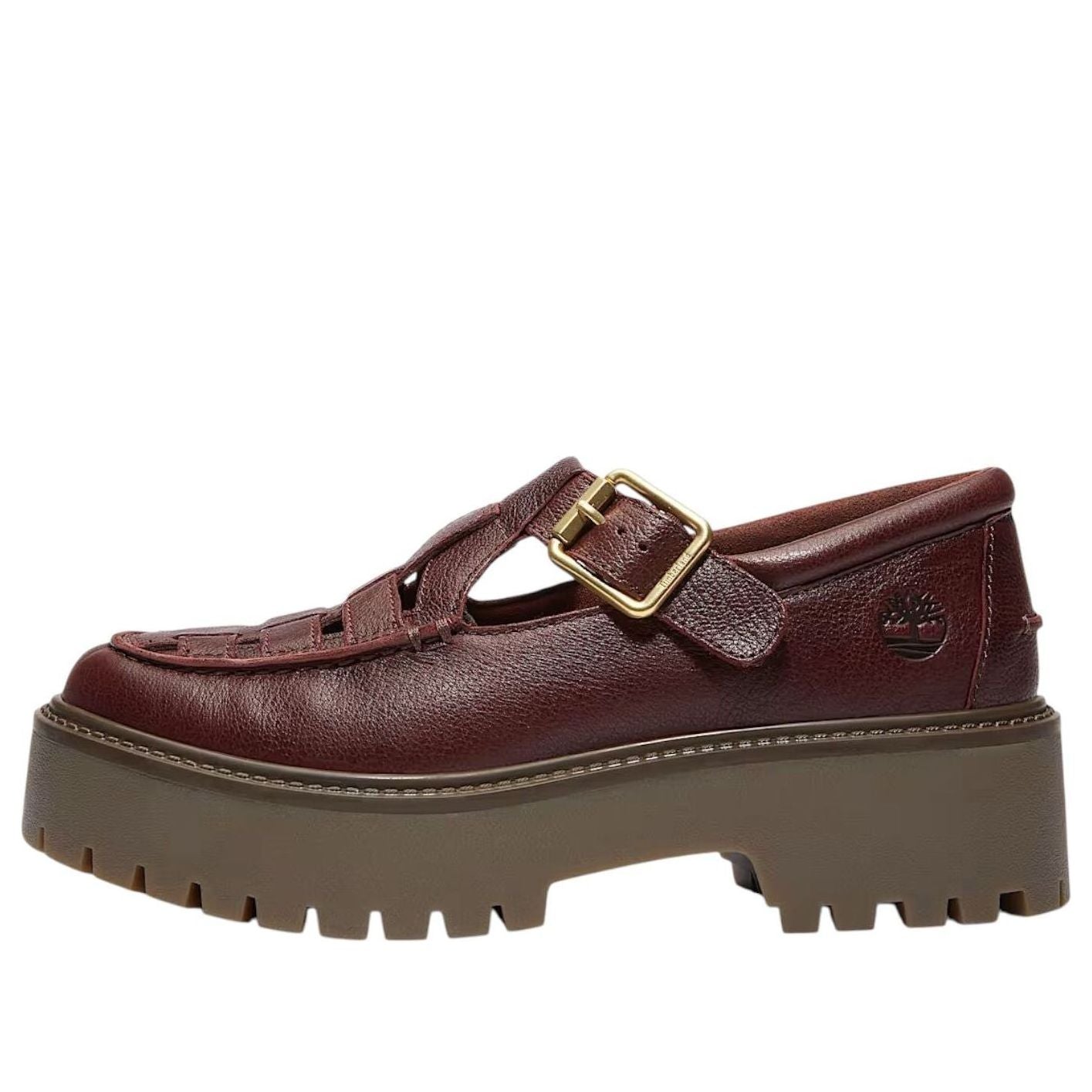 (WMNS) Timberland Stone Street Platform 'Burgundy Full-Grain' TB0A4188EIW