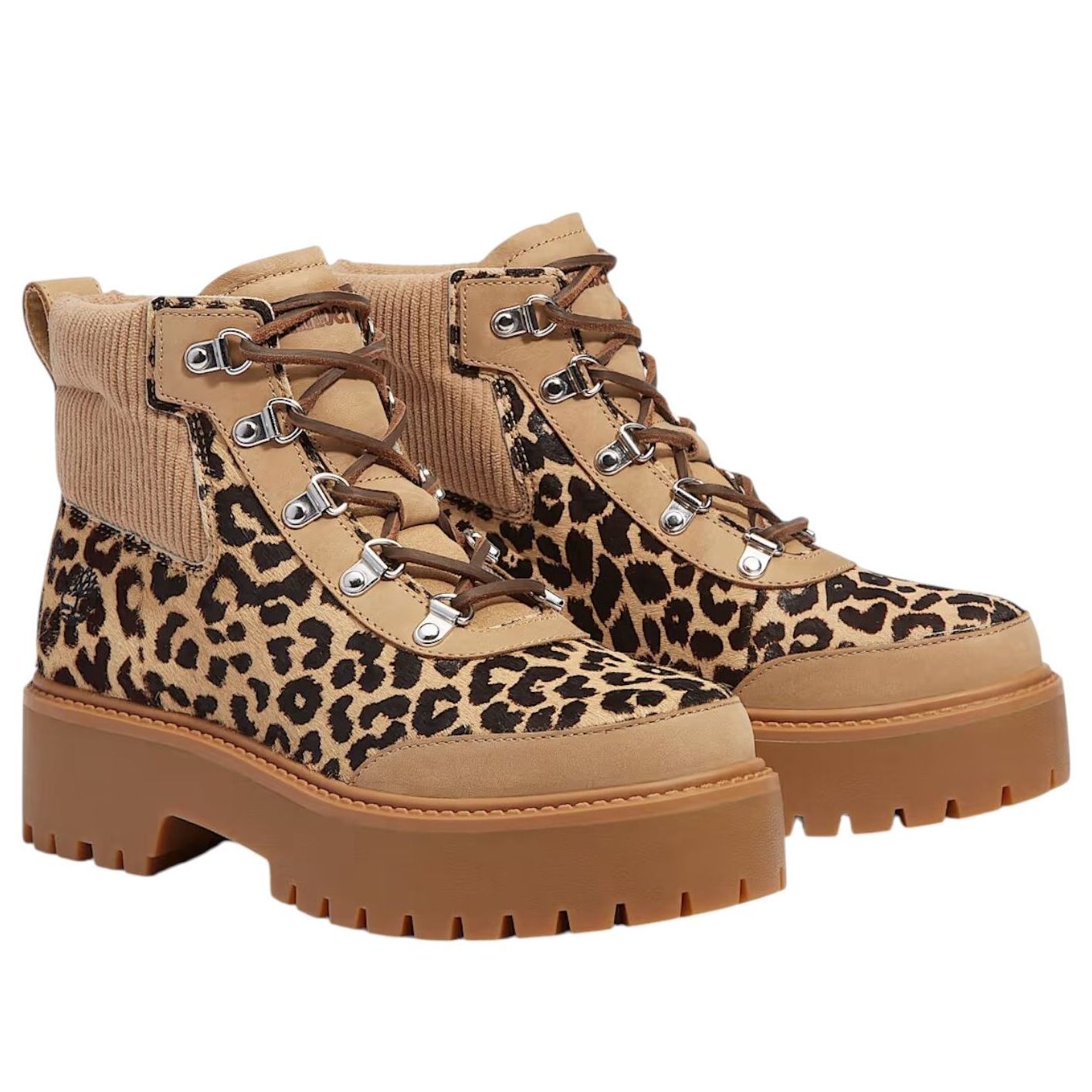 (WMNS) Timberland Stone Street Platform Boots 'Leopard Print' TB0A42P8AEA