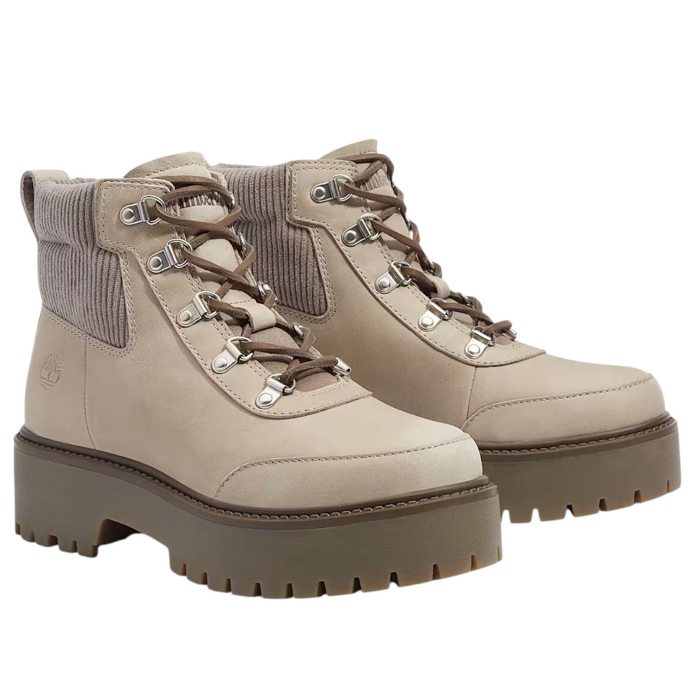 (WMNS) Timberland Stone Street Platform Boot 'Medium Grey Nubuck' TB0A42P8EL8