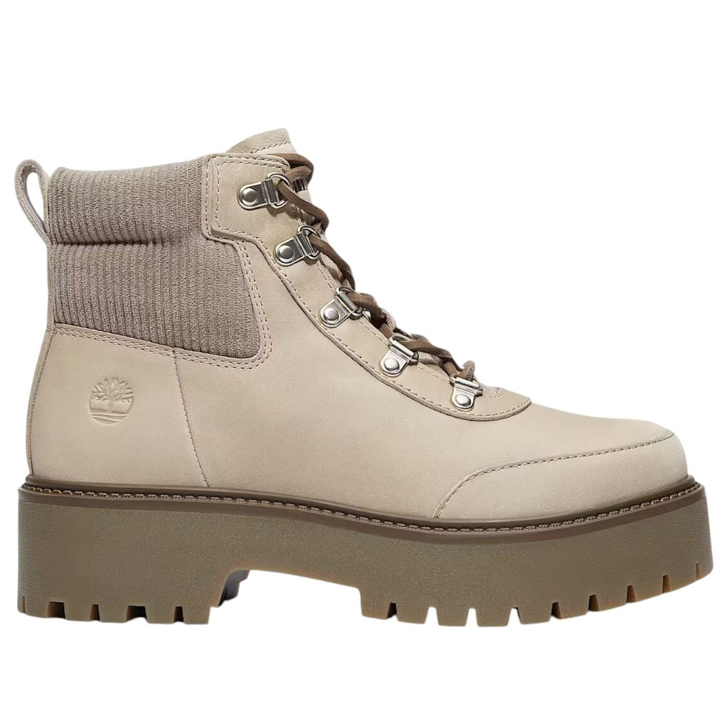 (WMNS) Timberland Stone Street Platform Boot 'Medium Grey Nubuck' TB0A42P8EL8