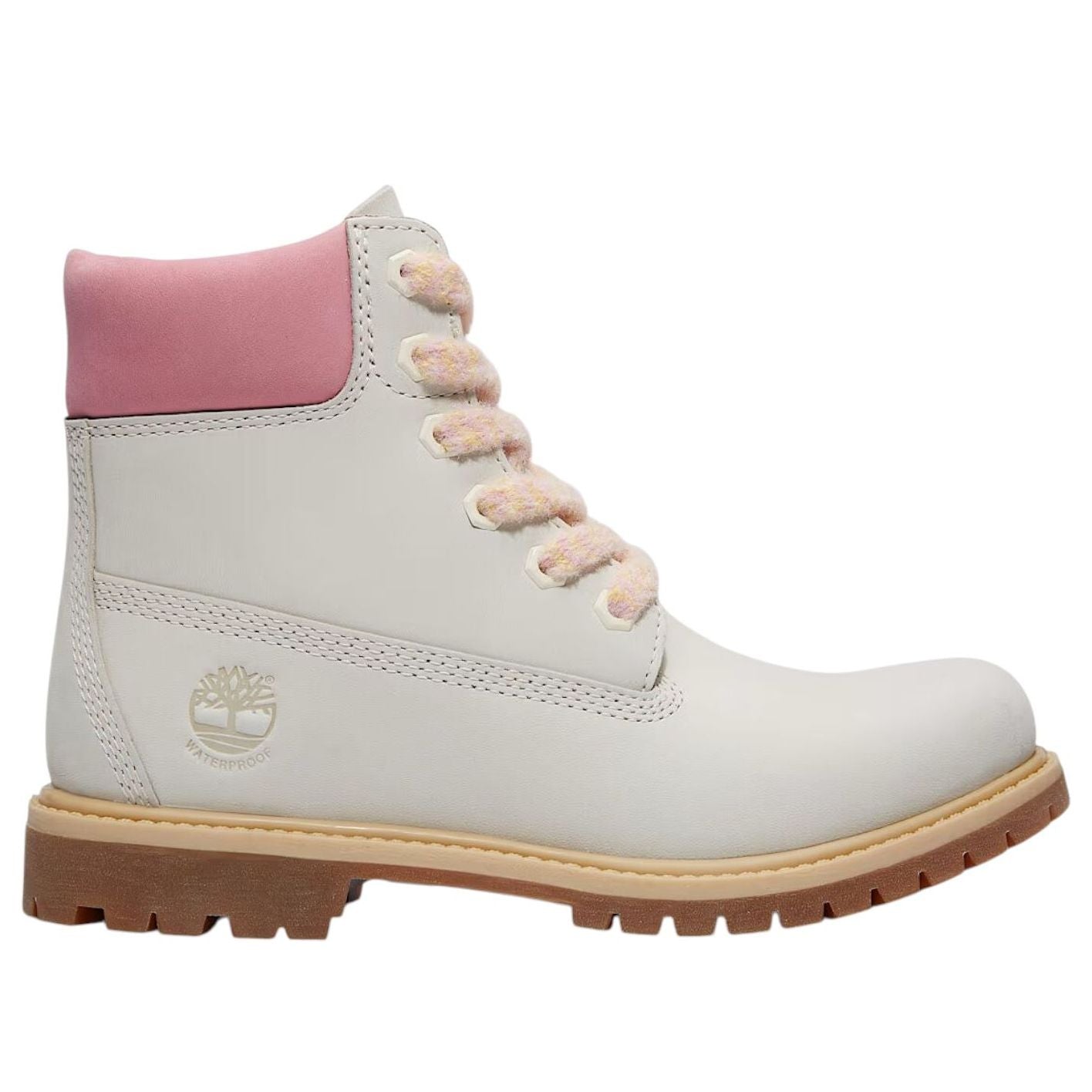 (WMNS) Timberland Premium 6-Inch Waterproof Boot 'Natural Nubuck Pink' TB0A2HR8EX4