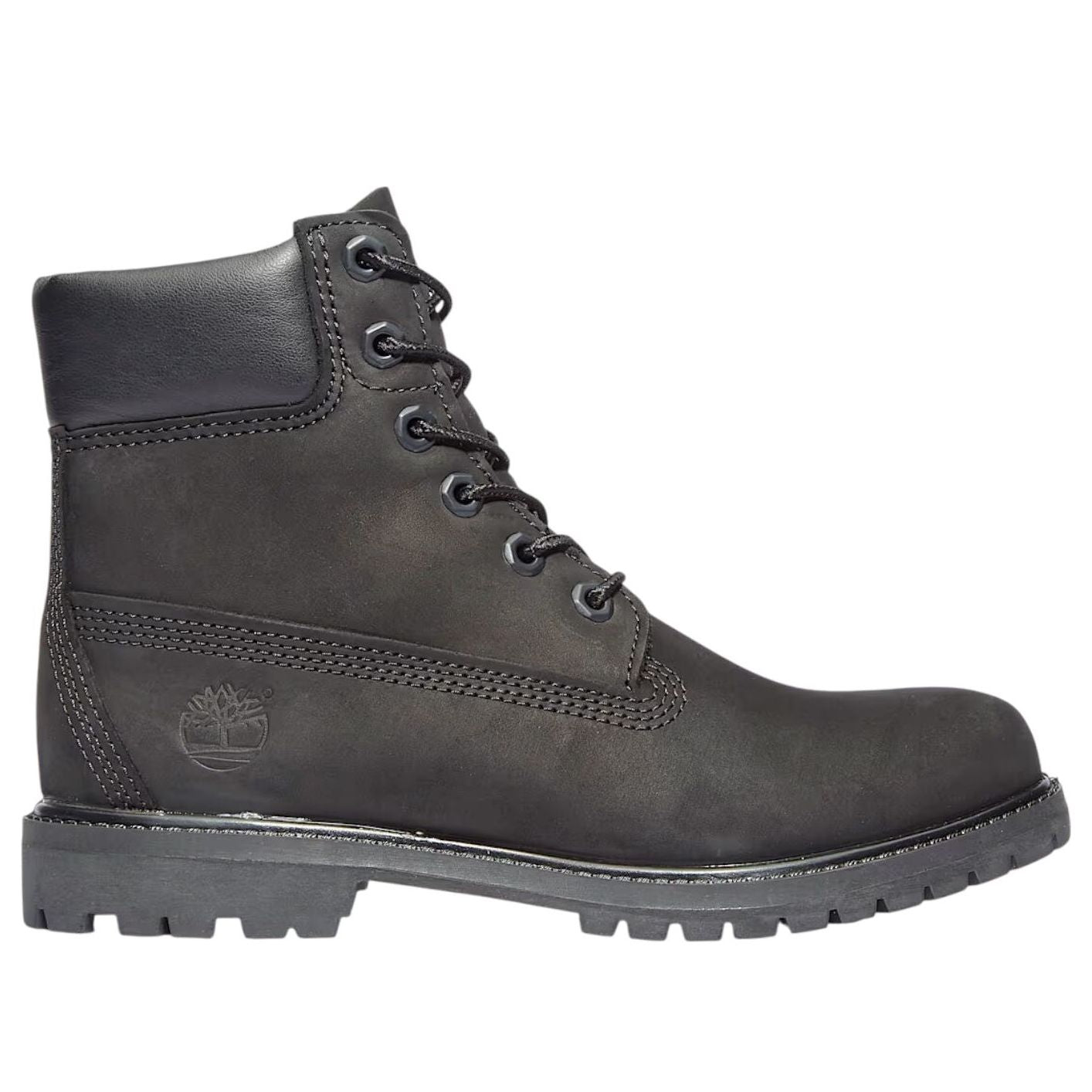 (WMNS) Timberland Premium 6-Inch Waterproof Boot 'Black Nubuck' TB08658A001