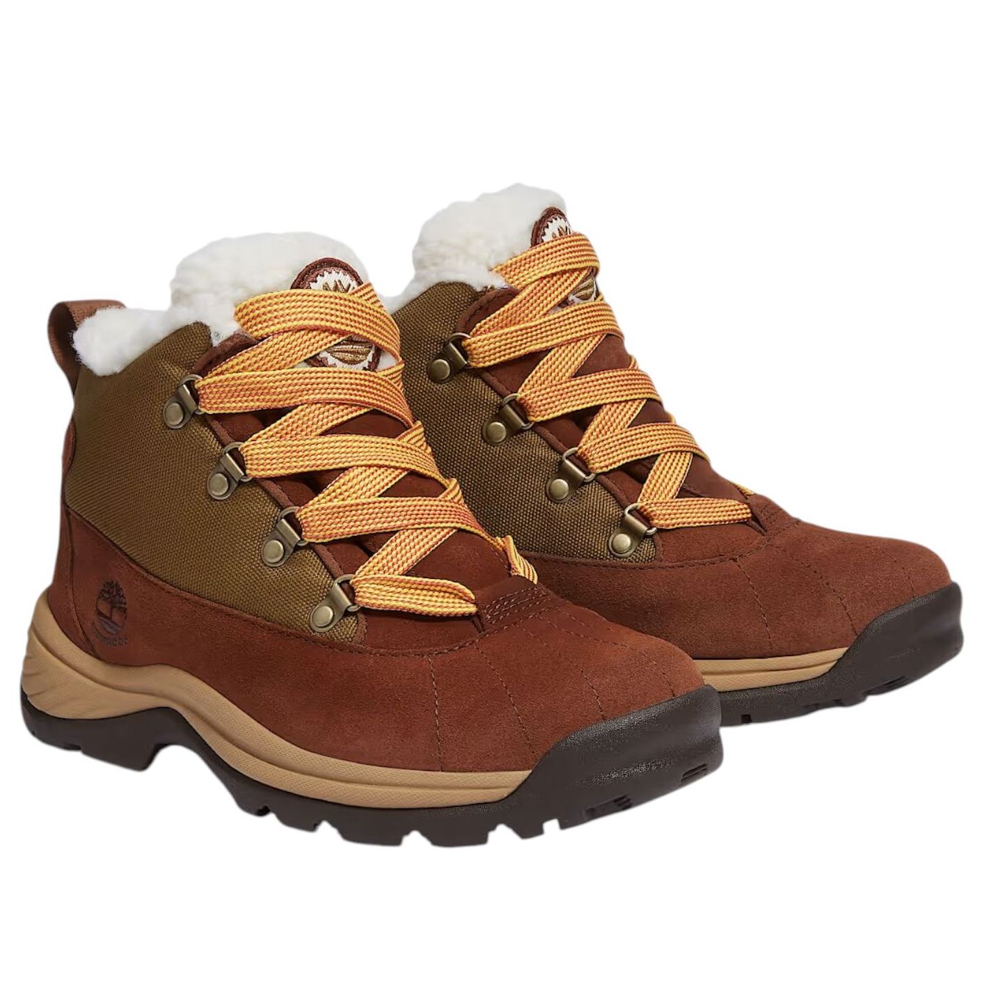 (WMNS) Timberland White Ledge Waterproof Snow Boot 'Brown Gold' TB0A43W8ES4
