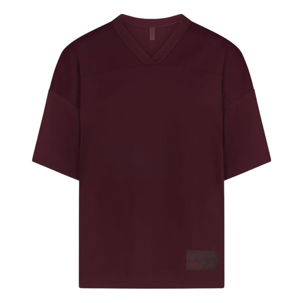 (WMNS) Nike x SKIMS Airy Oversized V-Neck T-Shirt 'Currant' SSSSL8629W-CUR