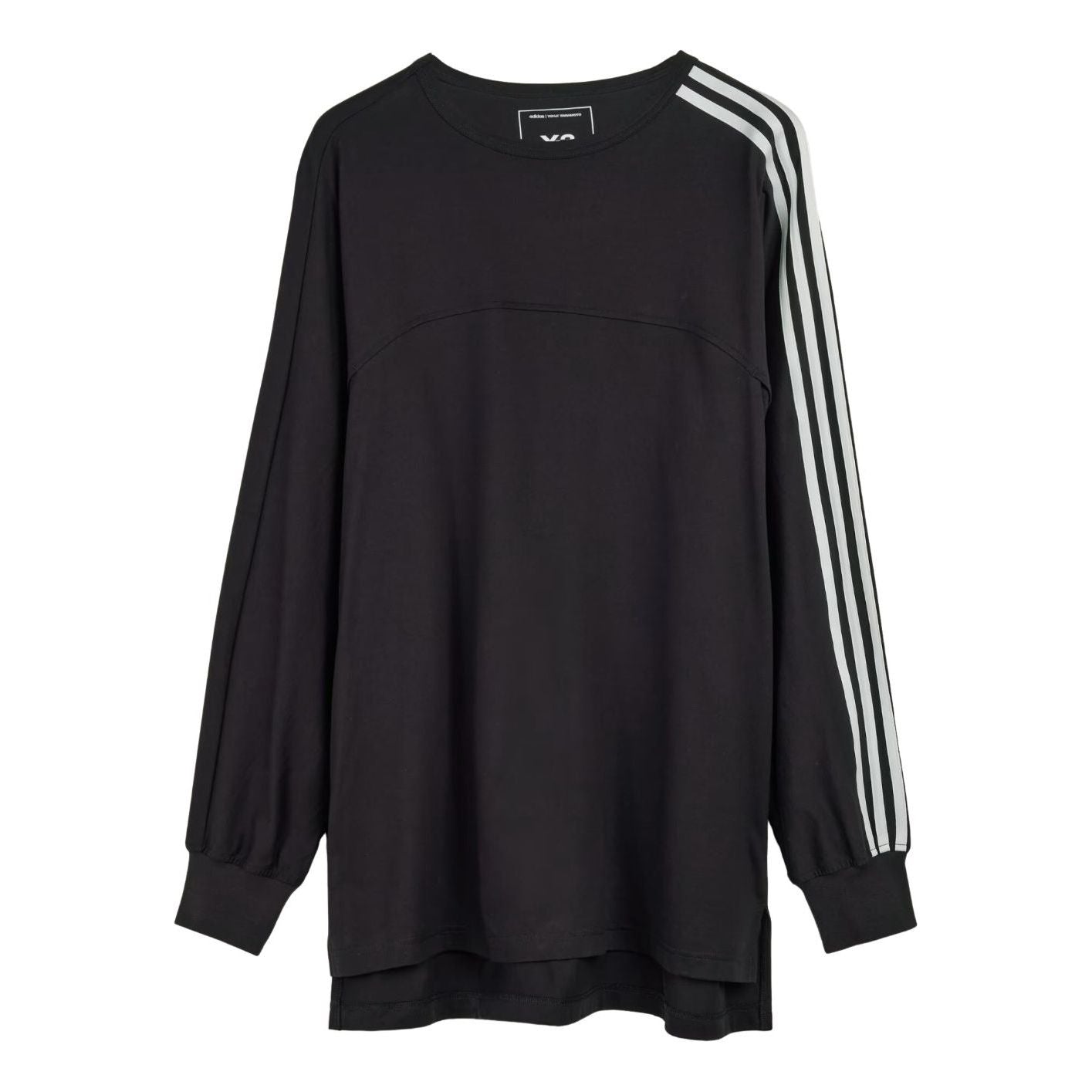 adidas Y-3 3-Stripes Long-sleeve T-Shirt 'Black' JN4987
