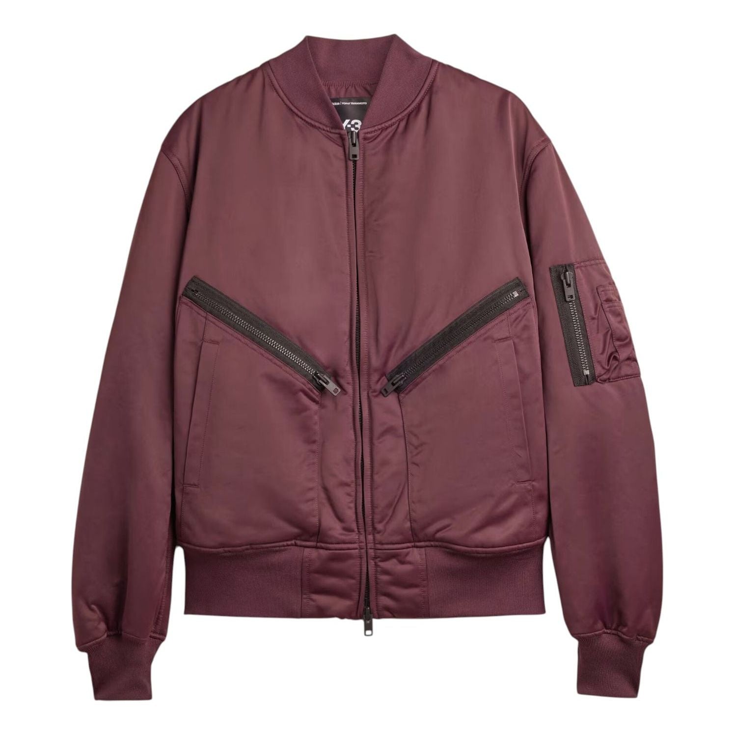 adidas Y-3 Bomber Oversized Jacket 'Shadow Maroon' KA2397