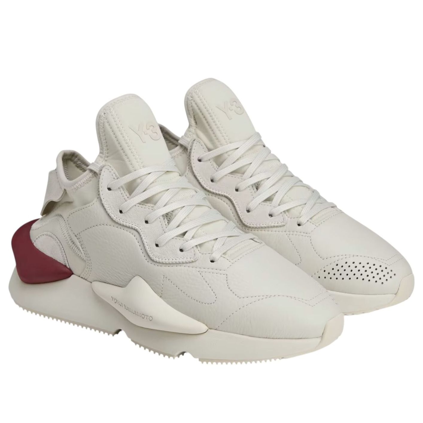 adidas Y-3 KAIWA 'Beige Orbit Grey Collegiate Burgundy' JR4201