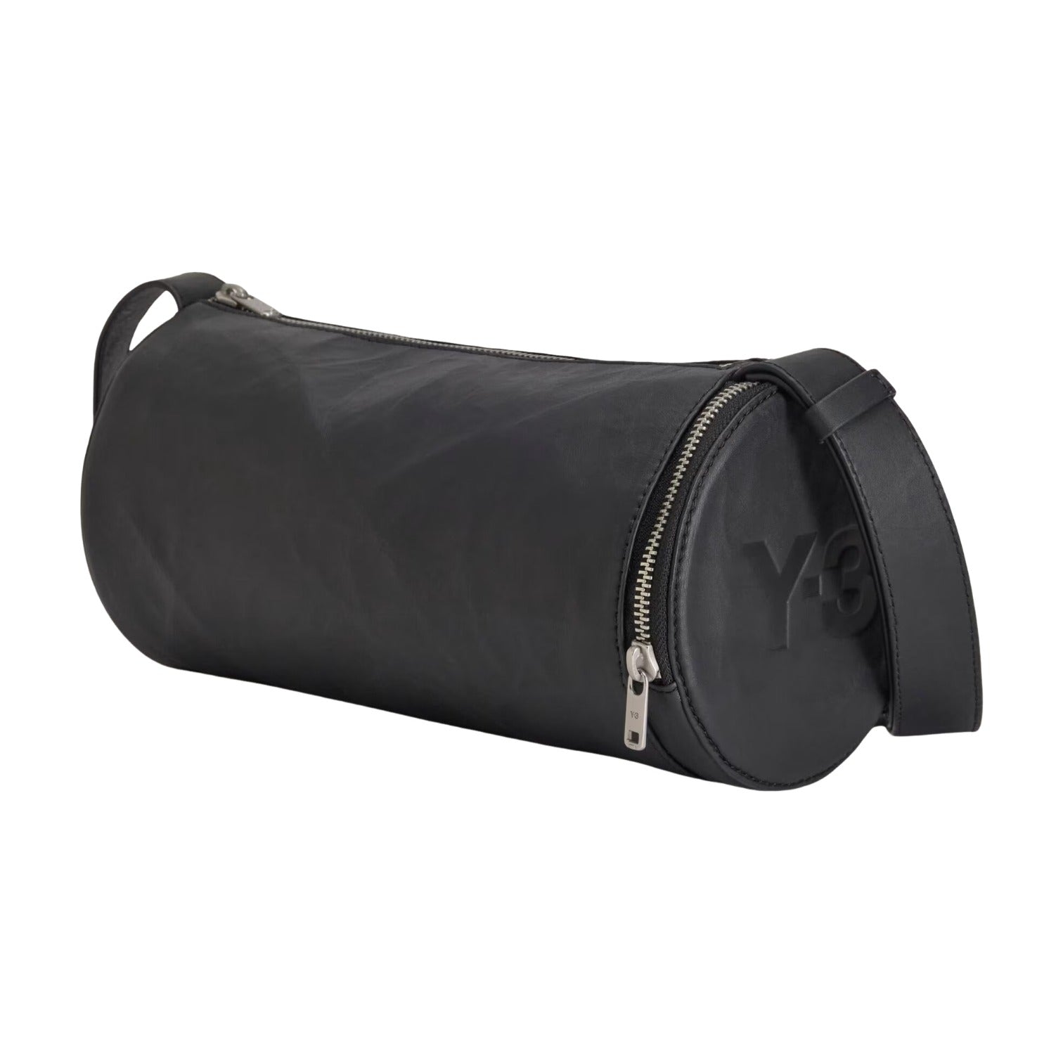 adidas Y-3 Leather Barrel Bag 'Black' KD0169