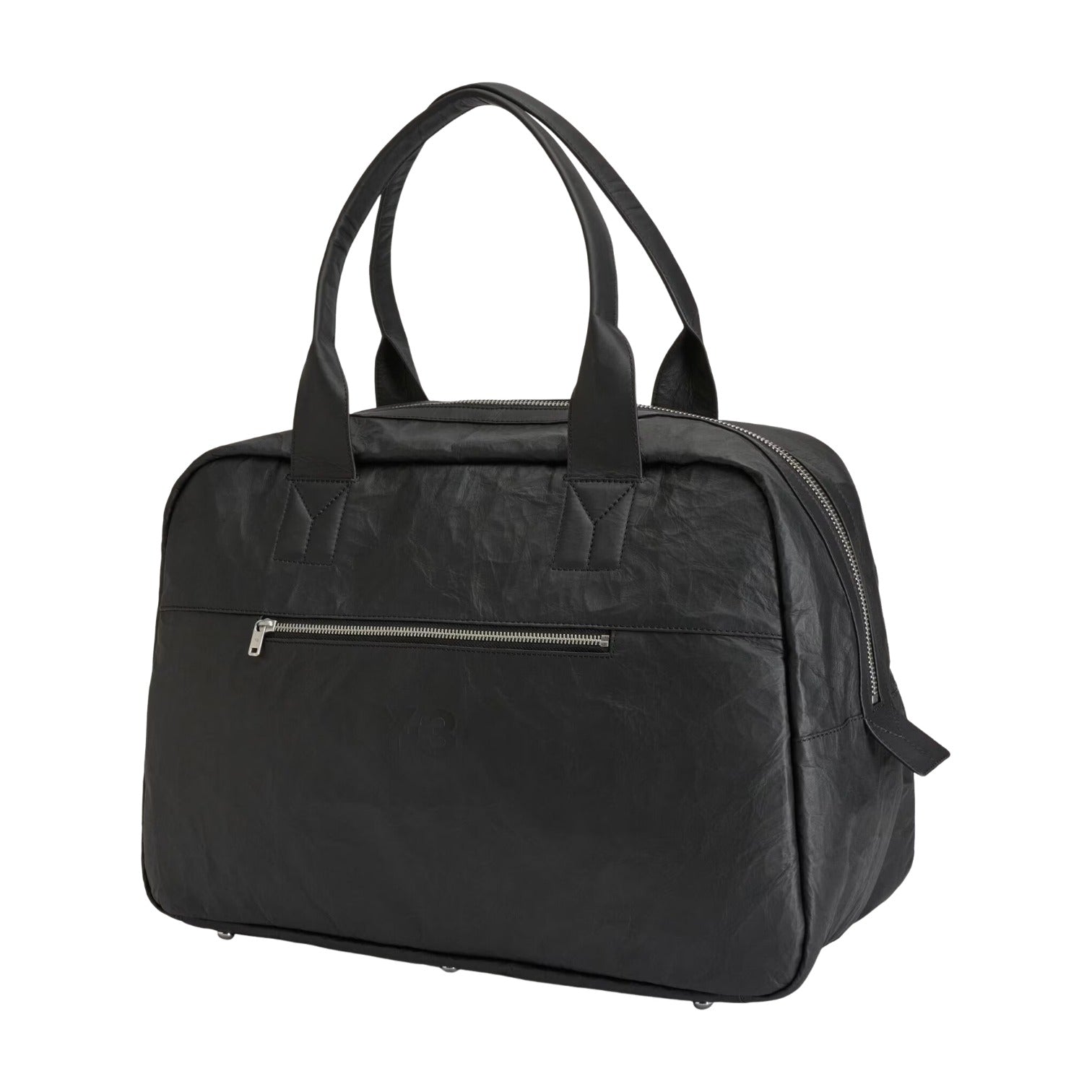 adidas Y-3 Leather Weekender Bag 'Black' KD0168