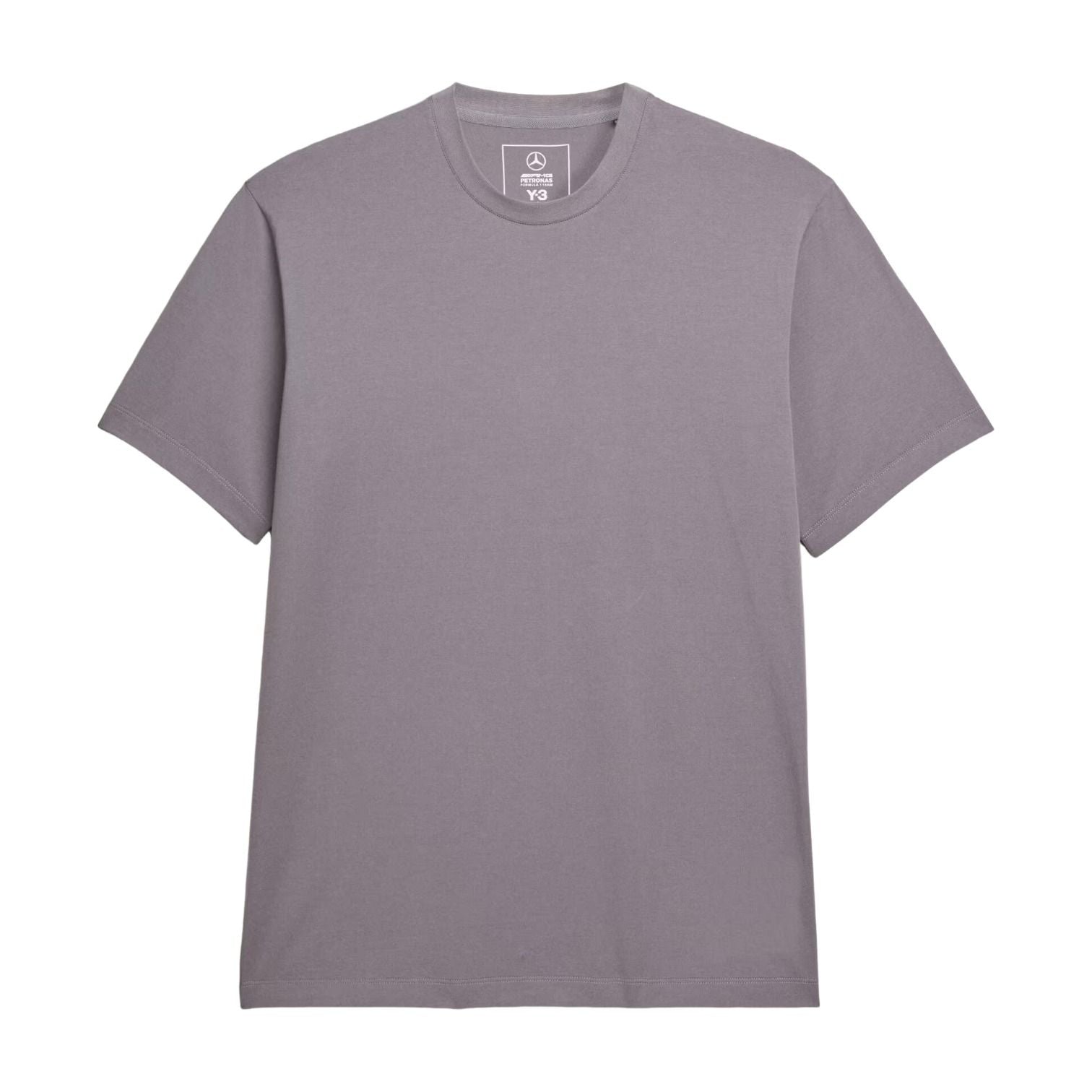adidas Y-3 F1 Mercedes Logo Stack T-Shirt 'Granite' KS4838