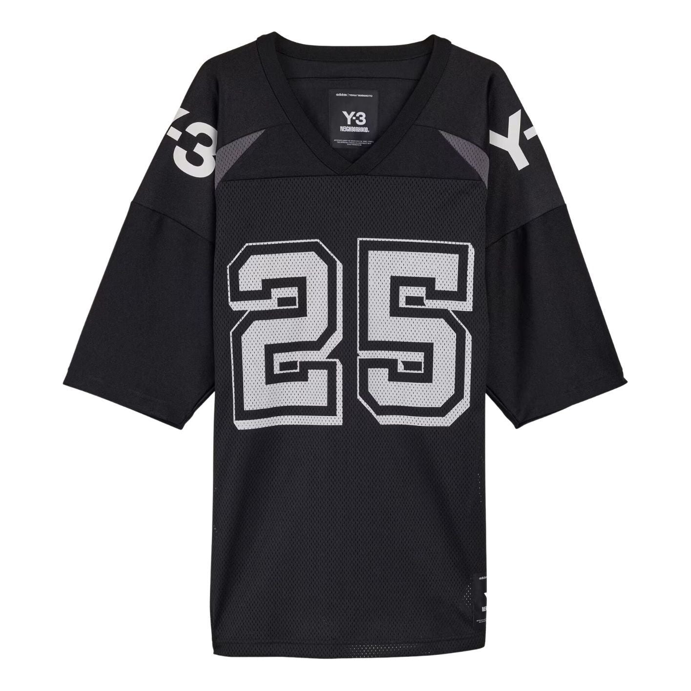 adidas Y-3 NBHD Football Jersey 'Black' JW6997