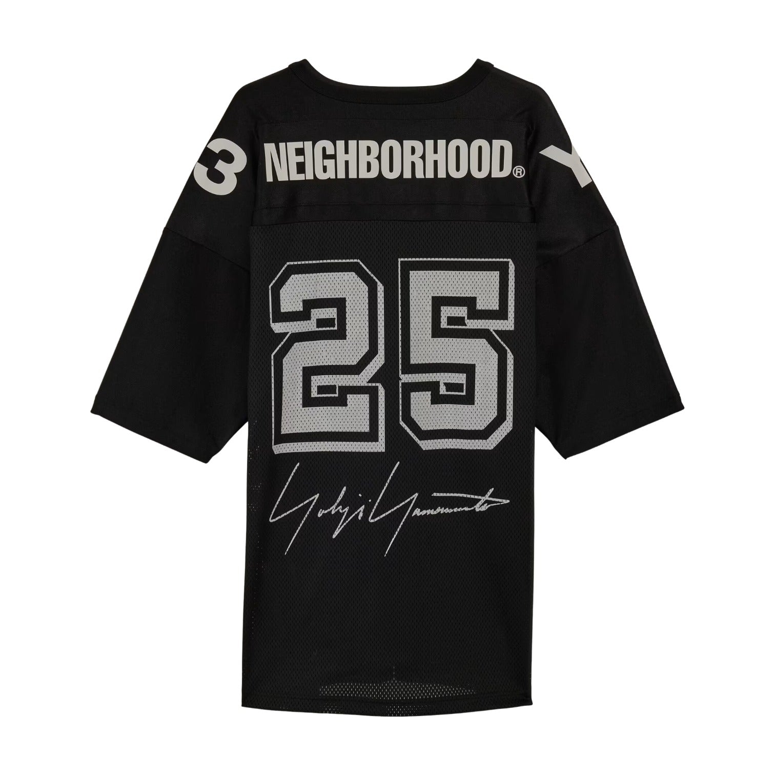 adidas Y-3 NBHD Football Jersey 'Black' JW6997