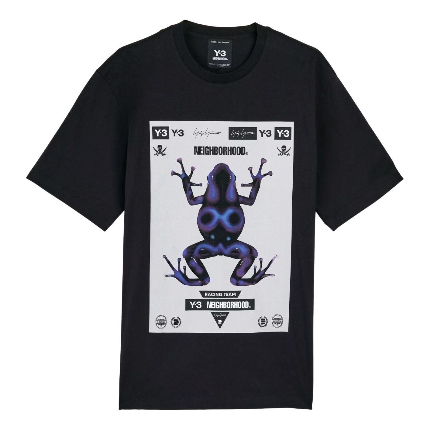 adidas Y-3 NBHD Graphic T-shirt 'Black' JW6998