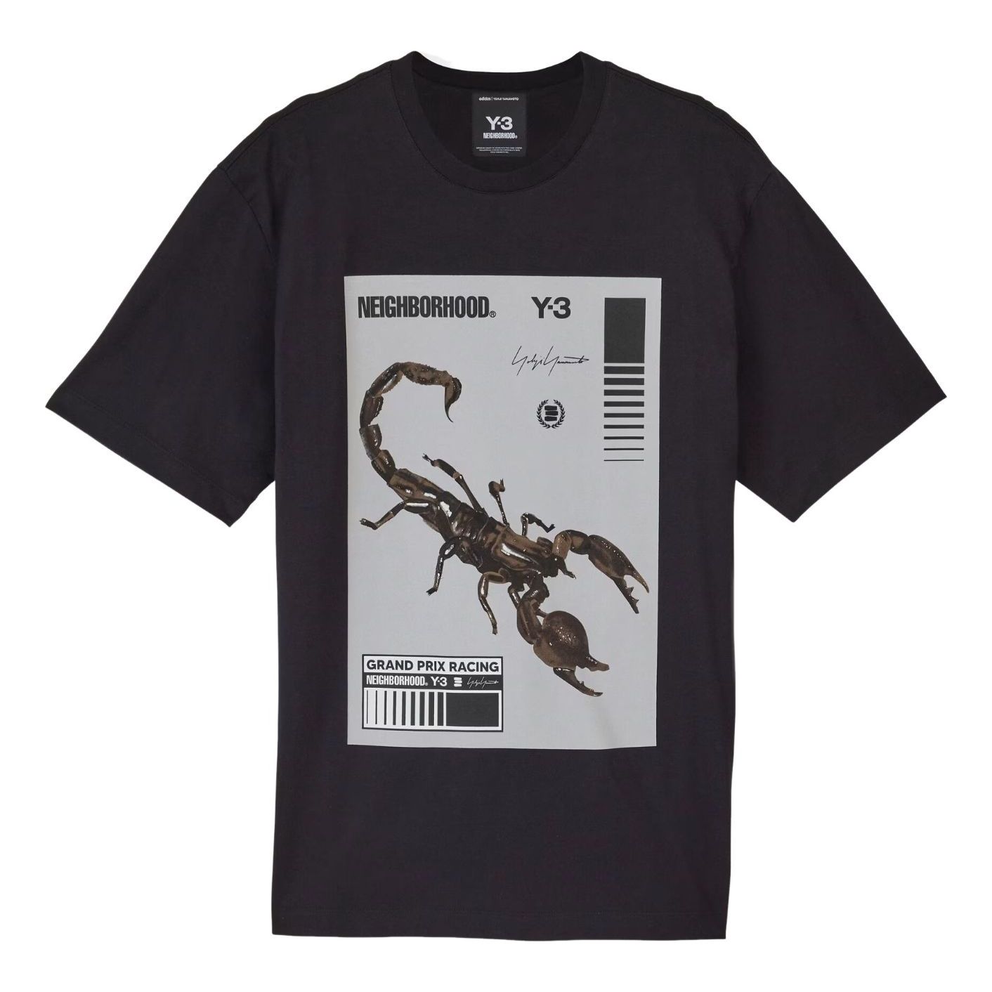 adidas Y-3 NBHD Graphic T-shirt 'Black' KC8823