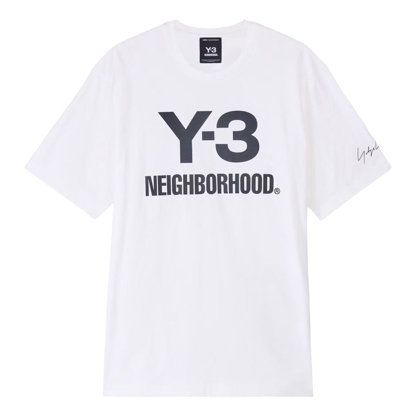 adidas Y-3 NBHD Logo T-shirt 'Core White' JX7449